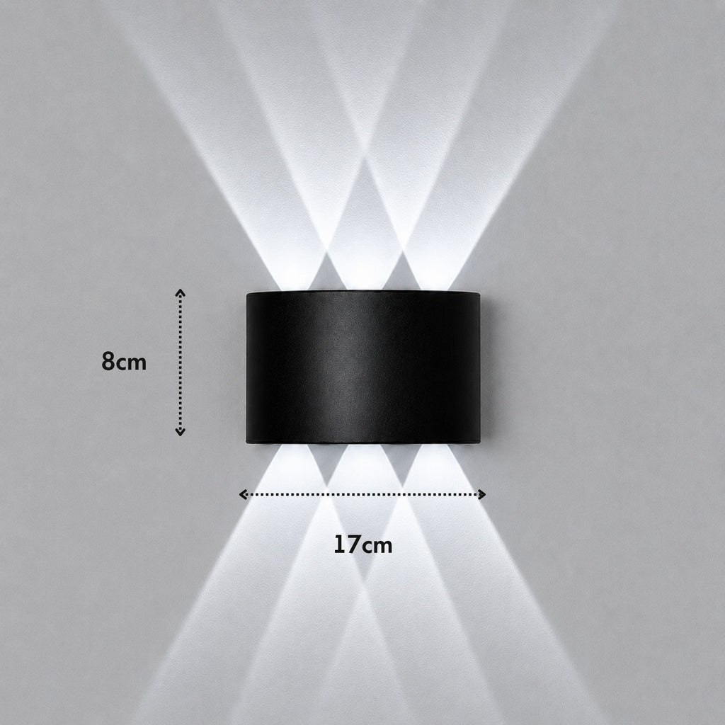 ElyraGlow | Elegant Waterproof Outdoor Wall Light Sconce Fixture