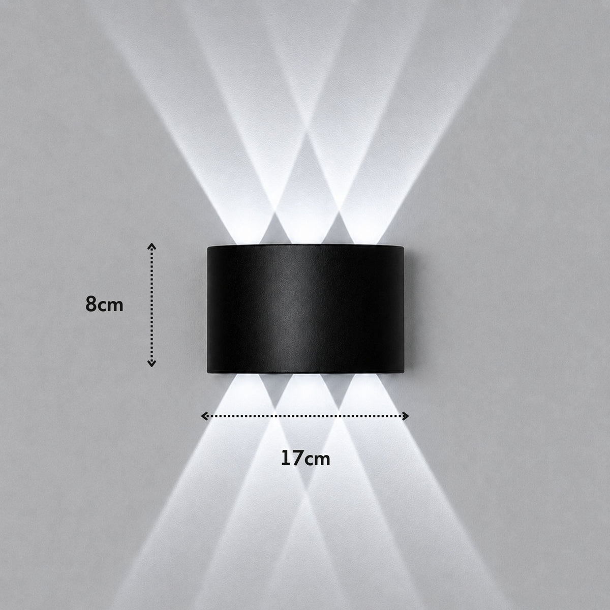 ElyraGlow | Elegant Waterproof Outdoor Wall Light Sconce Fixture