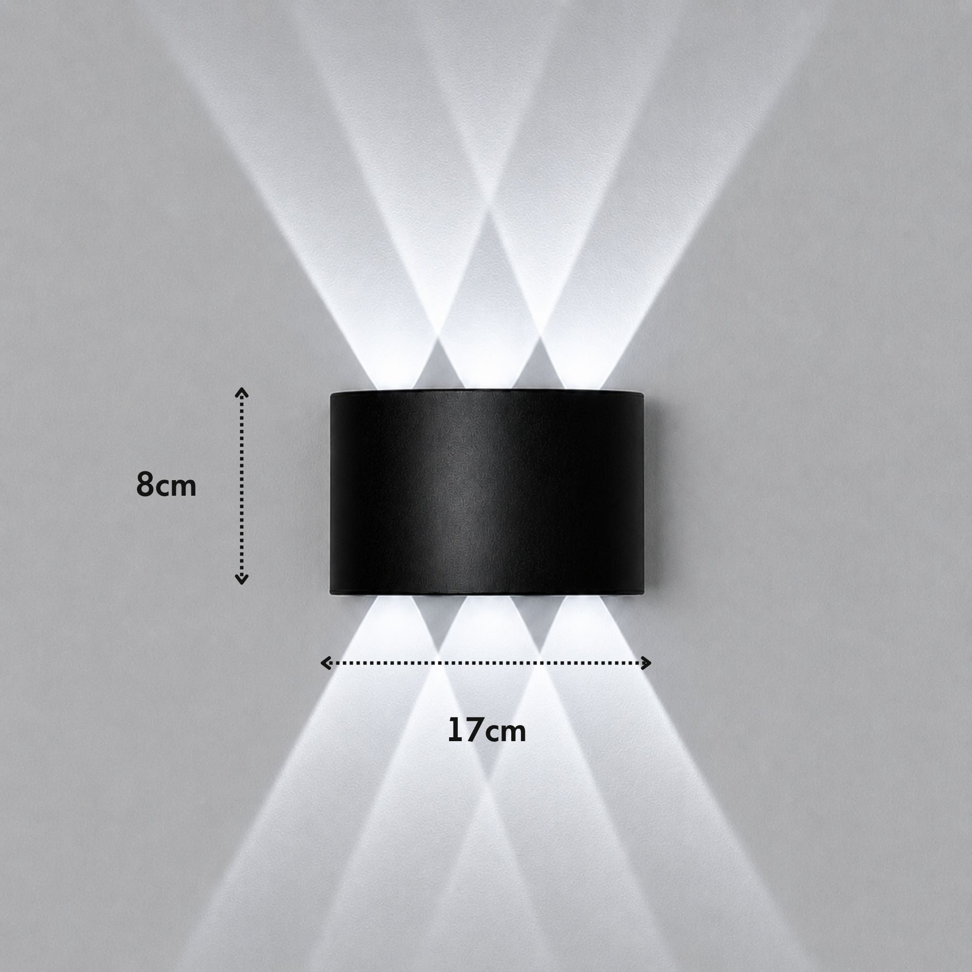 ElyraGlow | Elegant Waterproof Outdoor Wall Light Sconce Fixture
