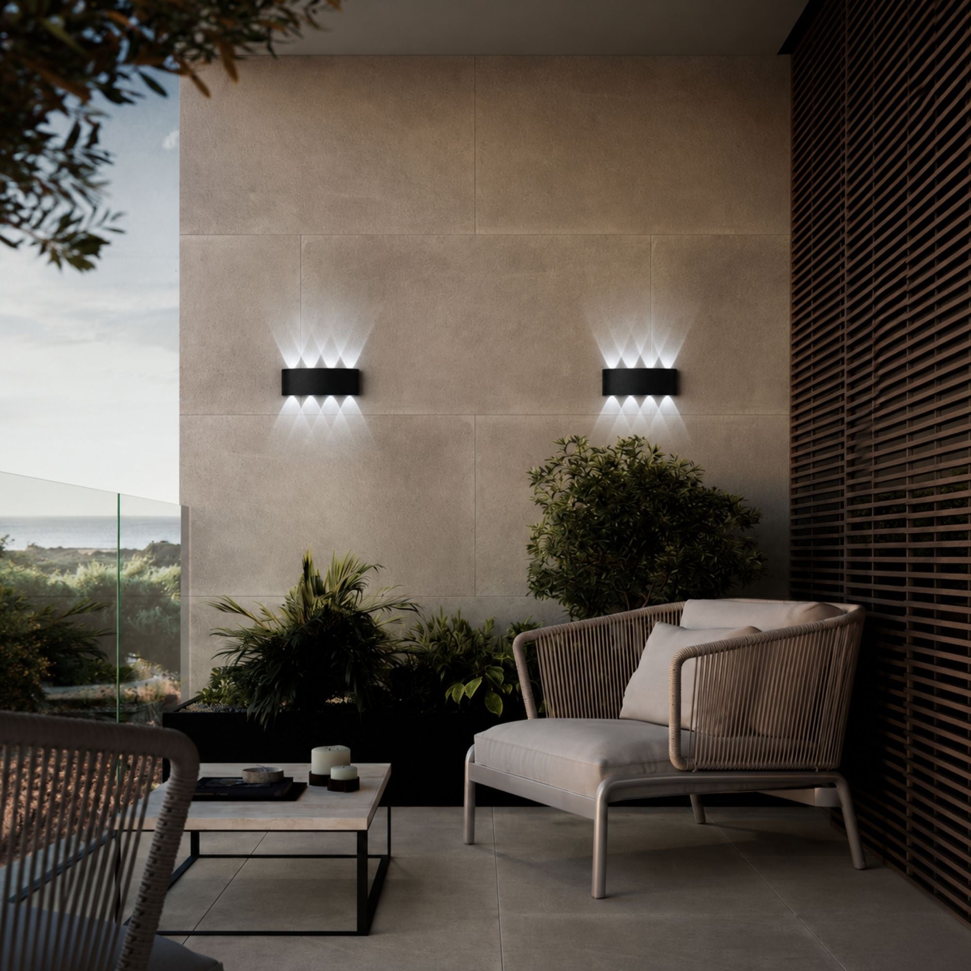 ElyraGlow | Elegant Waterproof Outdoor Wall Light Sconce Fixture
