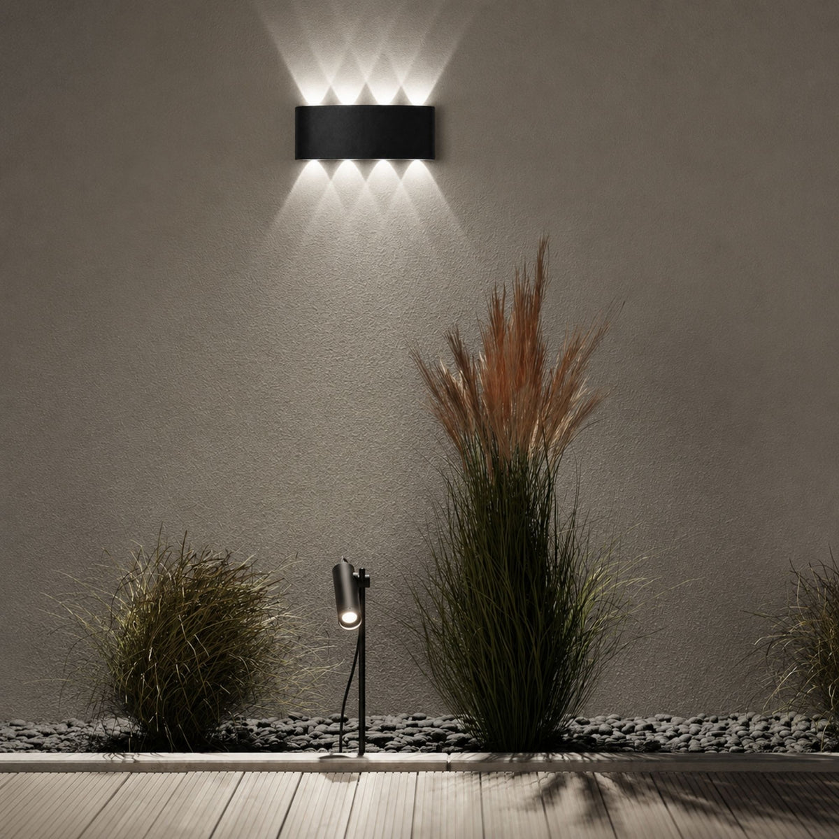 ElyraGlow | Elegant Waterproof Outdoor Wall Light Sconce Fixture