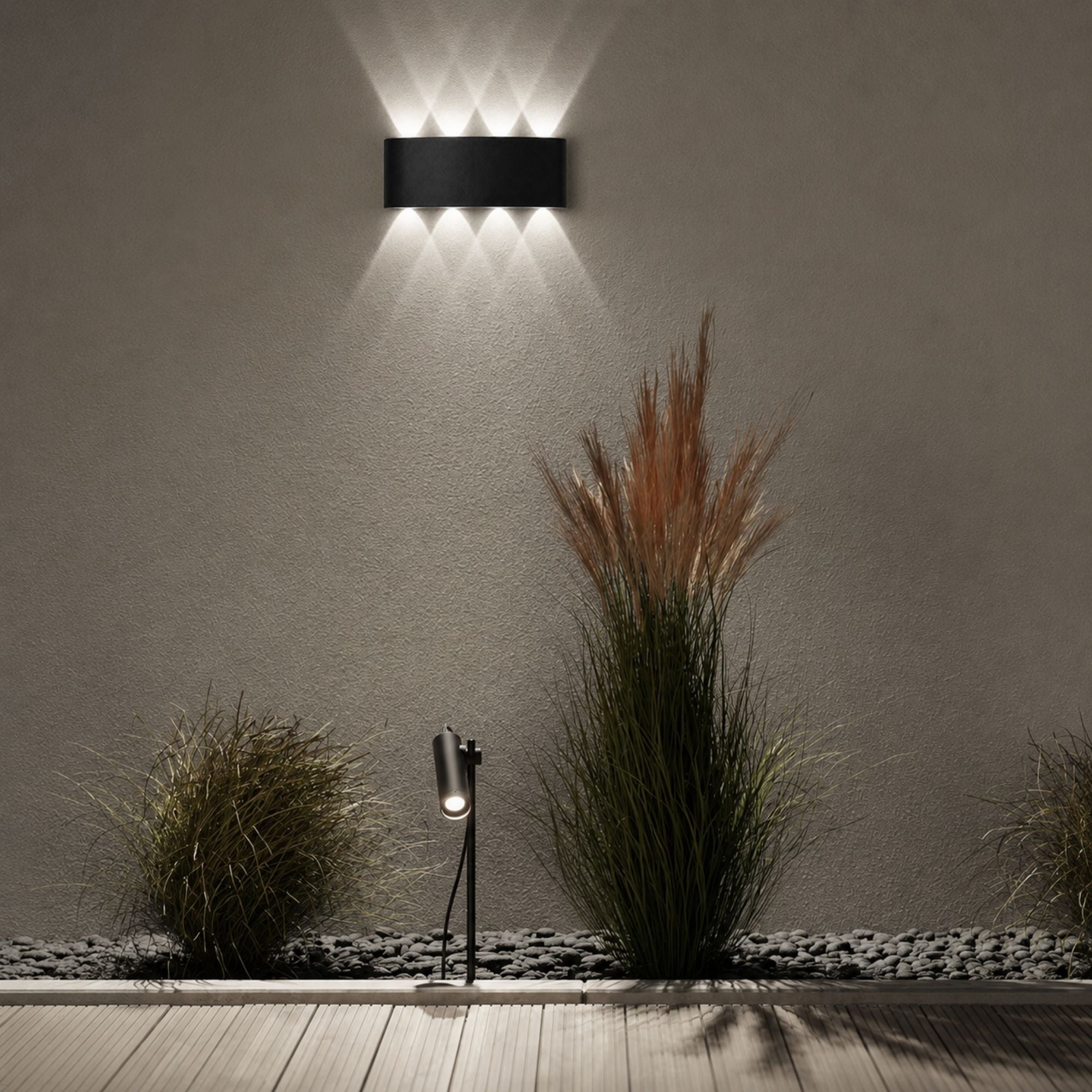 ElyraGlow | Elegant Waterproof Outdoor Wall Light Sconce Fixture