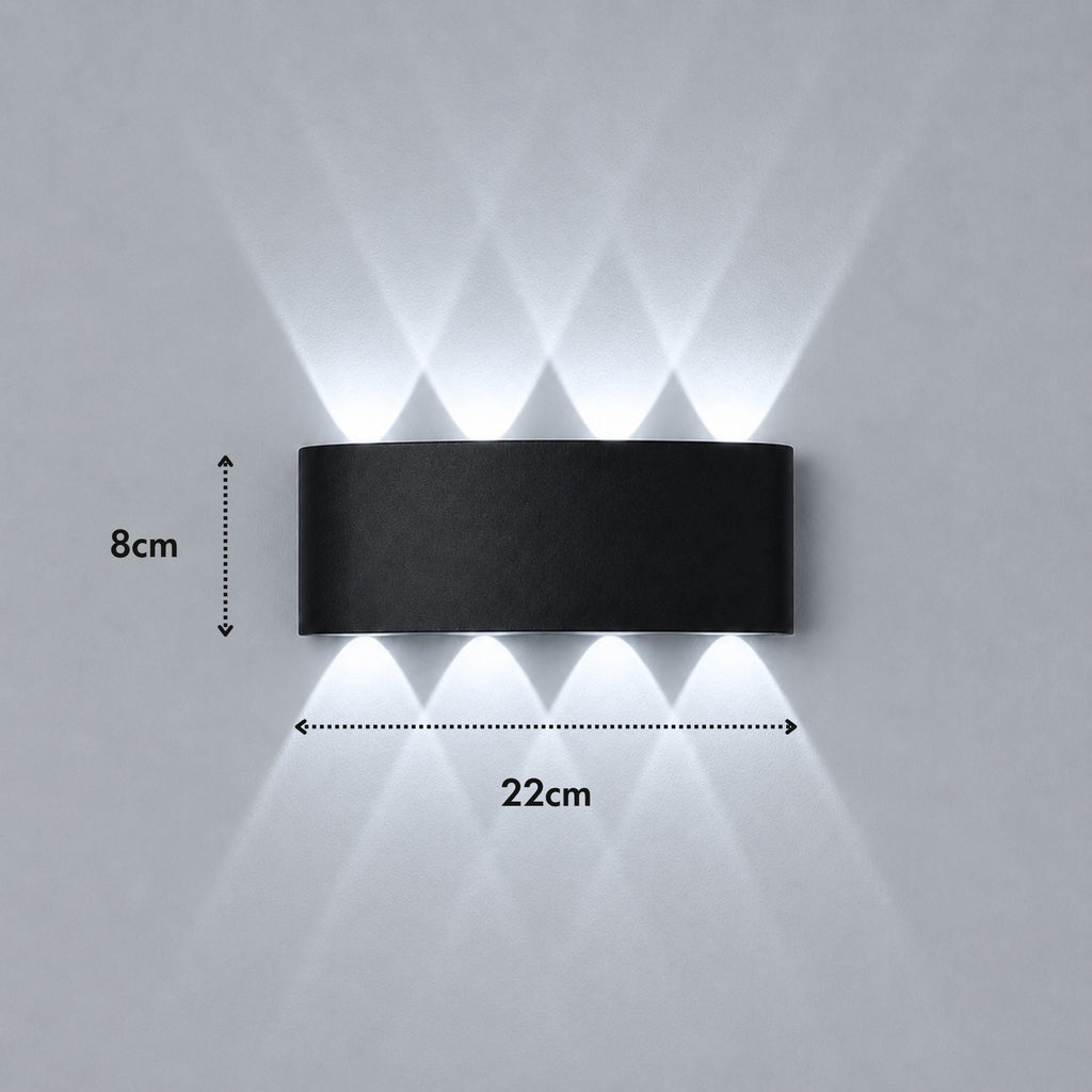 ElyraGlow | Elegant Waterproof Outdoor Wall Light Sconce Fixture