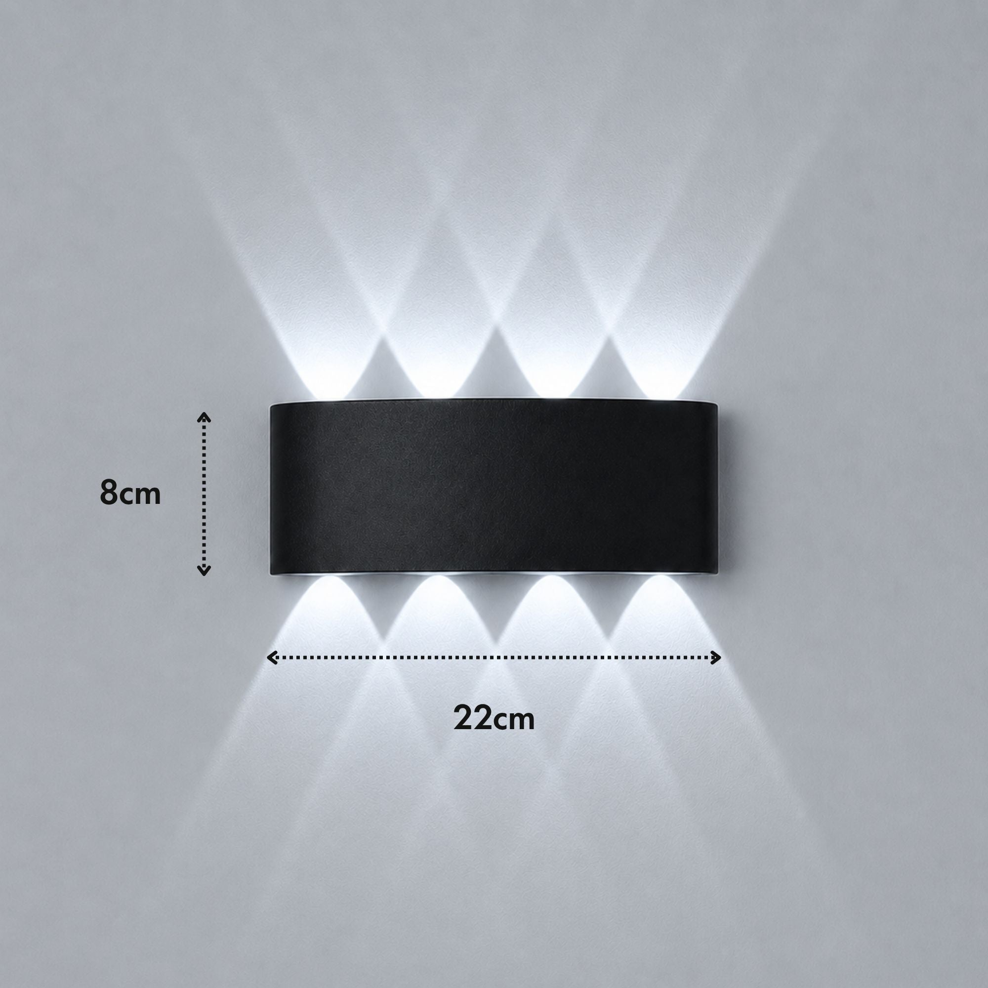 ElyraGlow | Elegant Waterproof Outdoor Wall Light Sconce Fixture