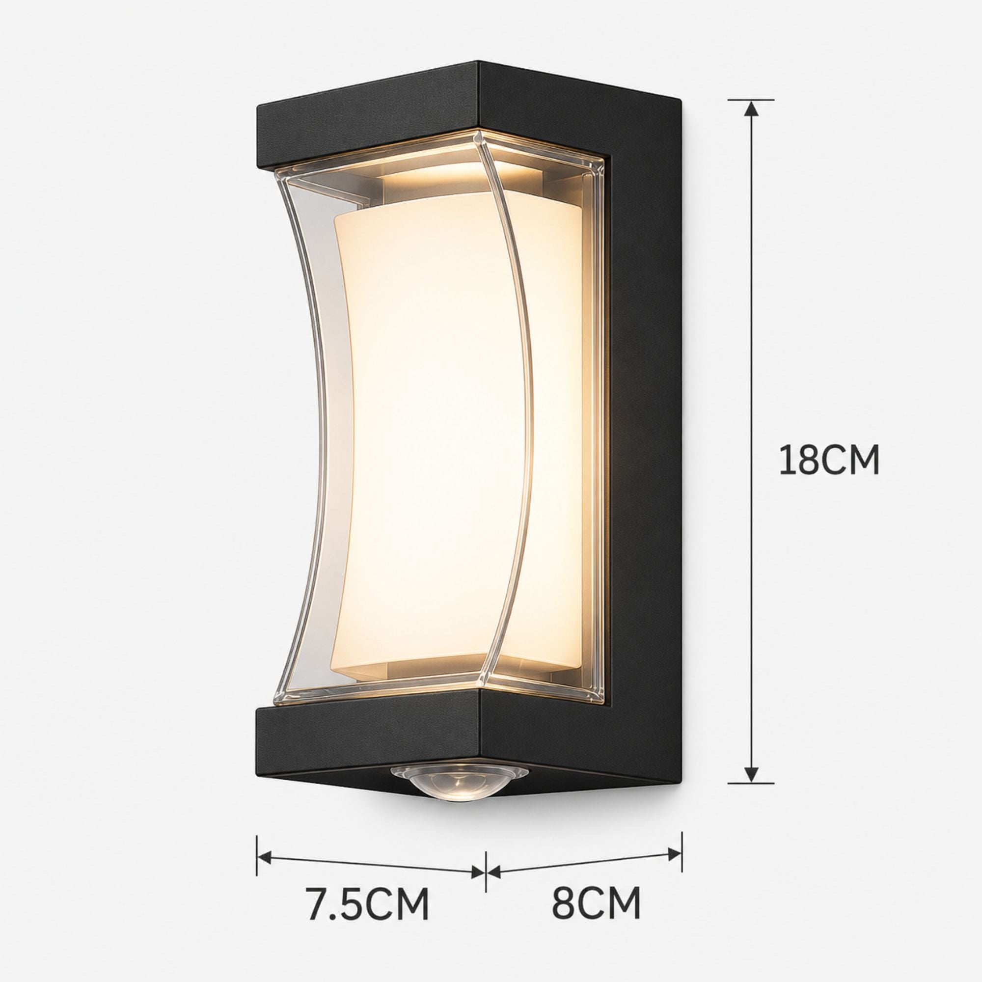 Luminara | Durable Weatherproof Outdoor Wall Lantern with Dual Illumination