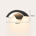 Luminara | Modern Waterproof Outdoor Wall Light Sconce for Gardens