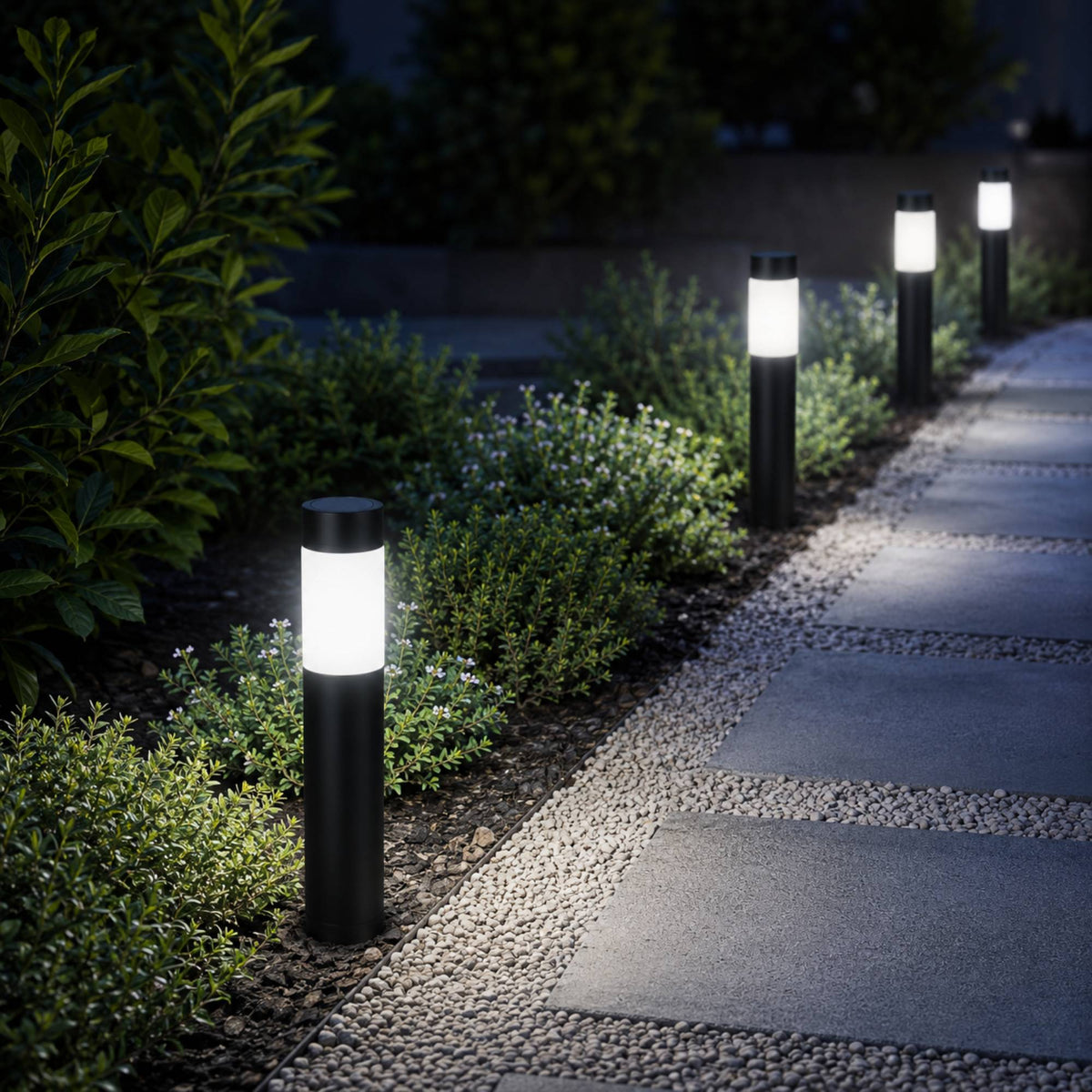 EcoLumen | Stylish Weatherproof Solar Pathway Lights Outdoor Fixture