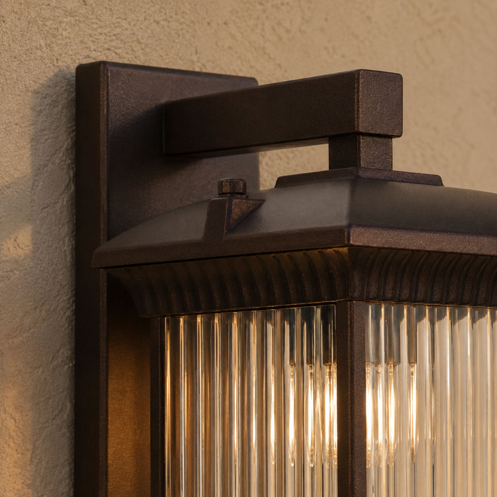IlyxGlass | Elegant Weather-Resistant Outdoor Wall Sconce Fixture
