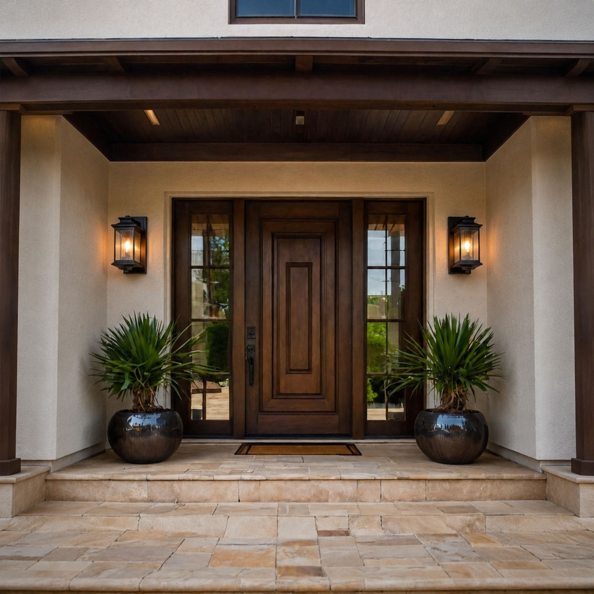IlyxGlass | Elegant Weather-Resistant Outdoor Wall Sconce Fixture