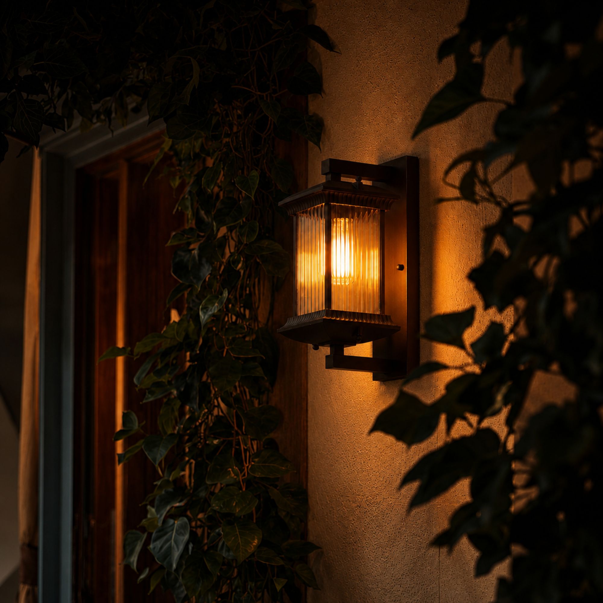 IlyxGlass | Elegant Weather-Resistant Outdoor Wall Sconce Fixture
