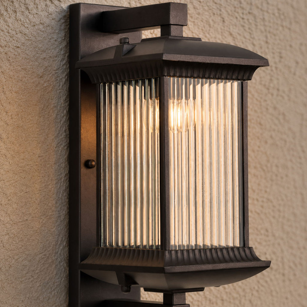 IlyxGlass | Elegant Weather-Resistant Outdoor Wall Sconce Fixture