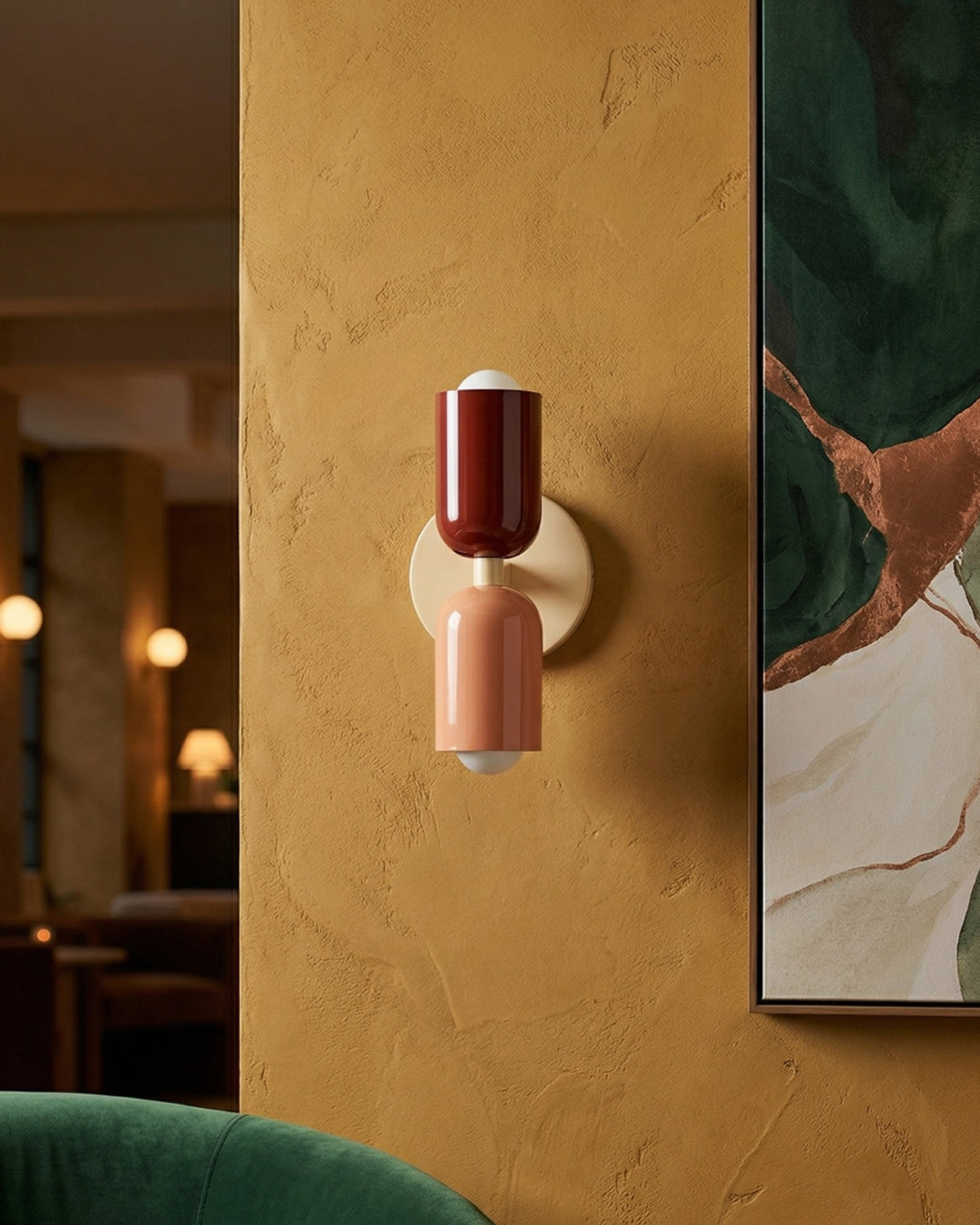 EmmaLight | Playful Modern Minimalist Wall Lamp with Dual Glow 3