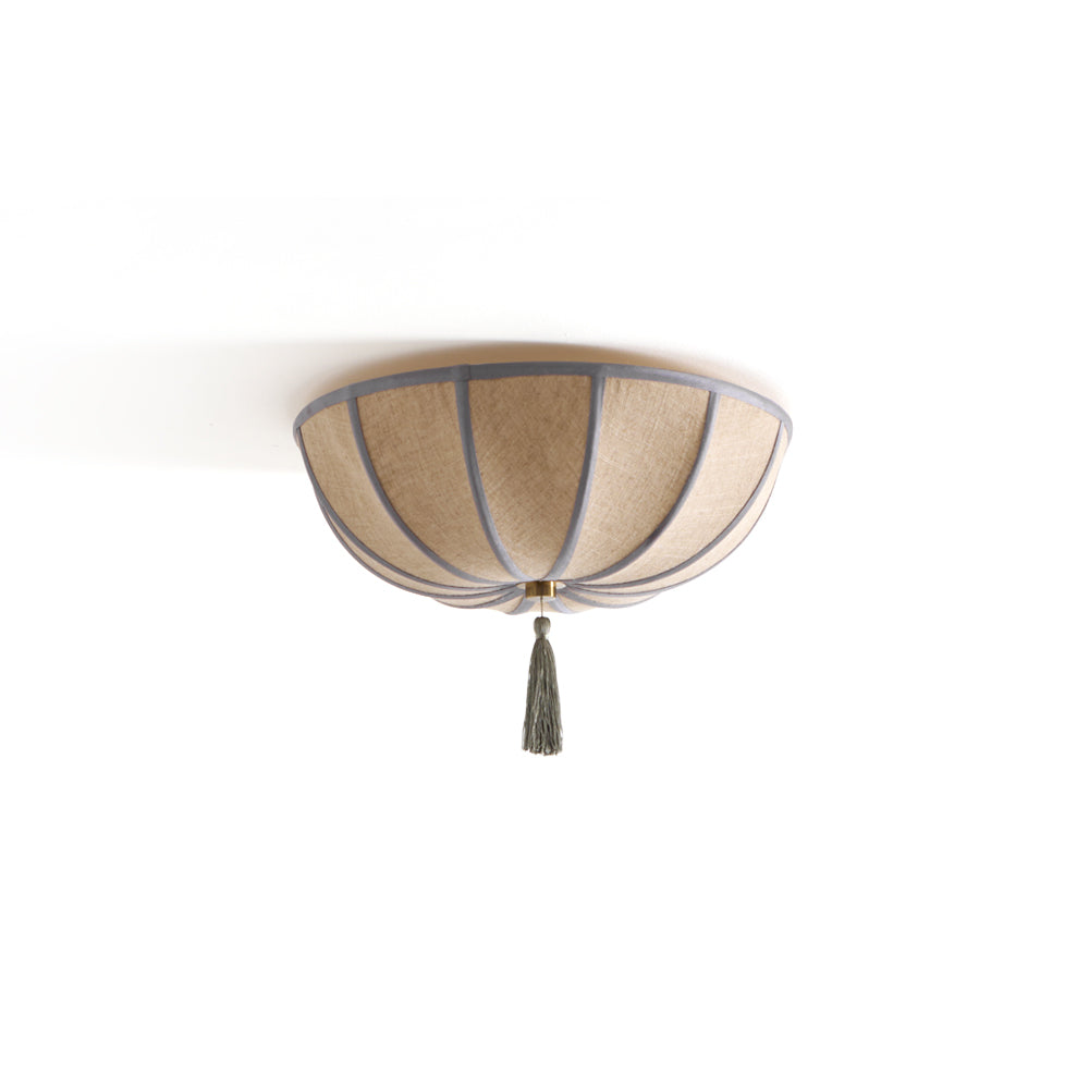 FleurLight | Elegant Vintage Rose-Gold Flush Mount Ceiling Light 1