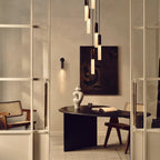 FlumeLight | Elegant Contemporary Brass Reeded Glass Wall Sconce 6