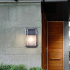 Geometra | Elegant Contemporary Outdoor Wall Lamp with Glass Accents 11