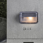 Geometra | Elegant Contemporary Outdoor Wall Lamp with Glass Accents 13