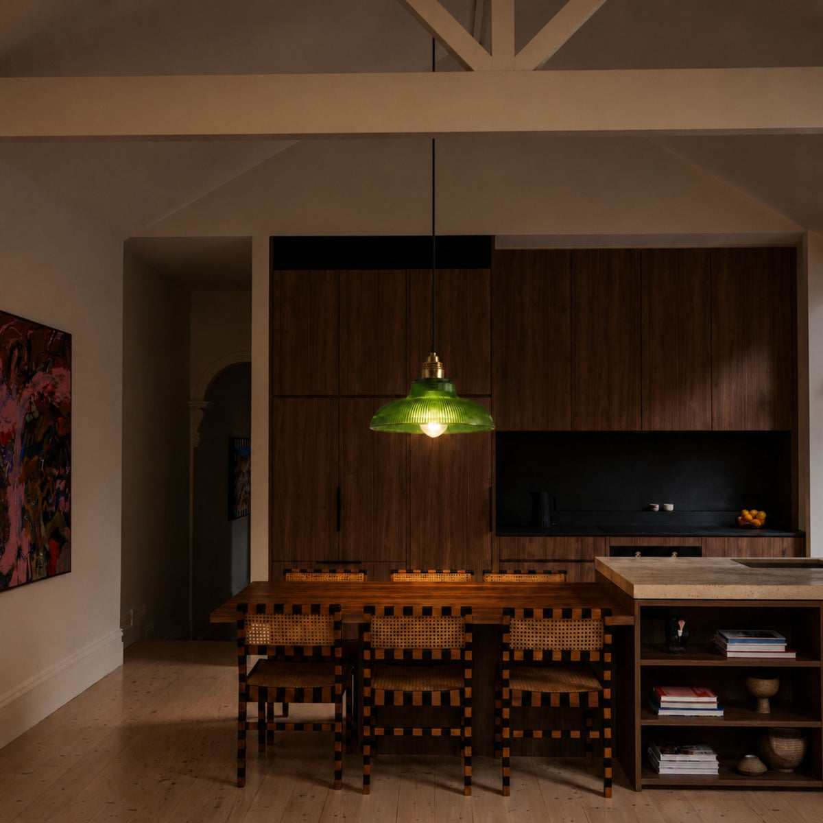 NordicAura | Vintage Elegant Glass Pendant Lighting Fixture