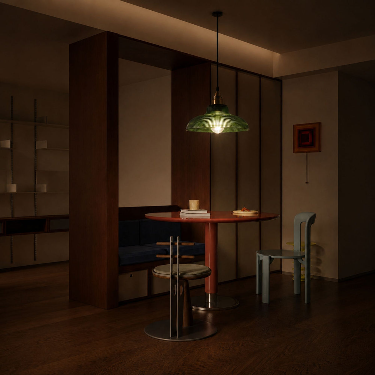NordicAura | Vintage Elegant Glass Pendant Lighting Fixture
