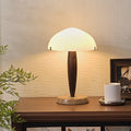 HavenLamp | Elegant Natural Wood and Marble Table Lamp for Living Room 0