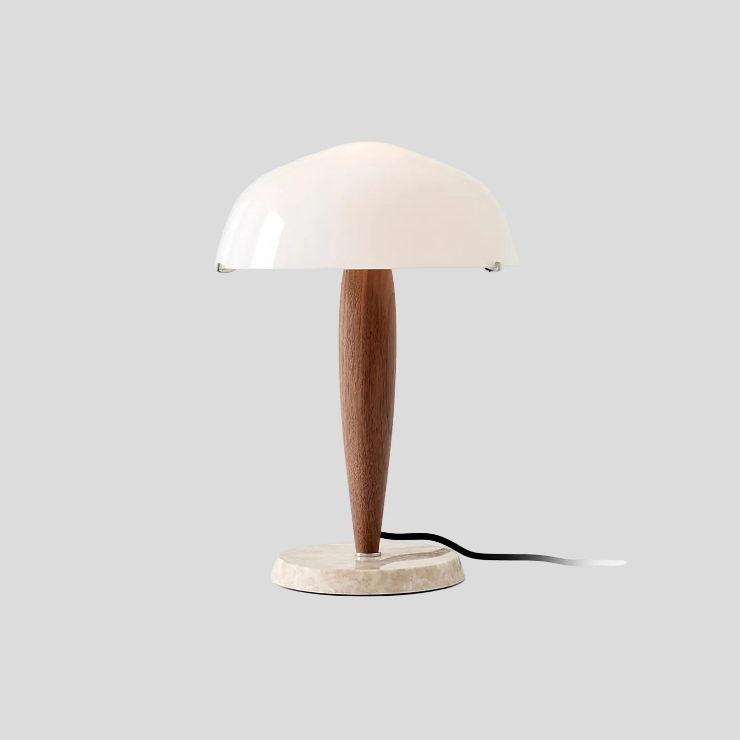 HavenLamp | Elegant Natural Wood and Marble Table Lamp for Living Room 1