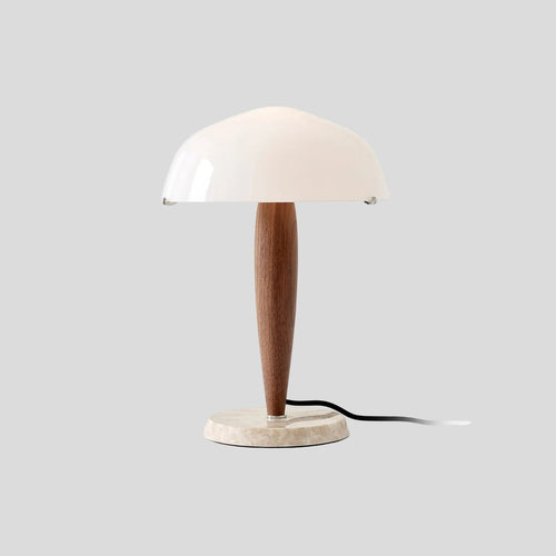 HavenLamp | Elegant Natural Wood and Marble Table Lamp for Living Room 1