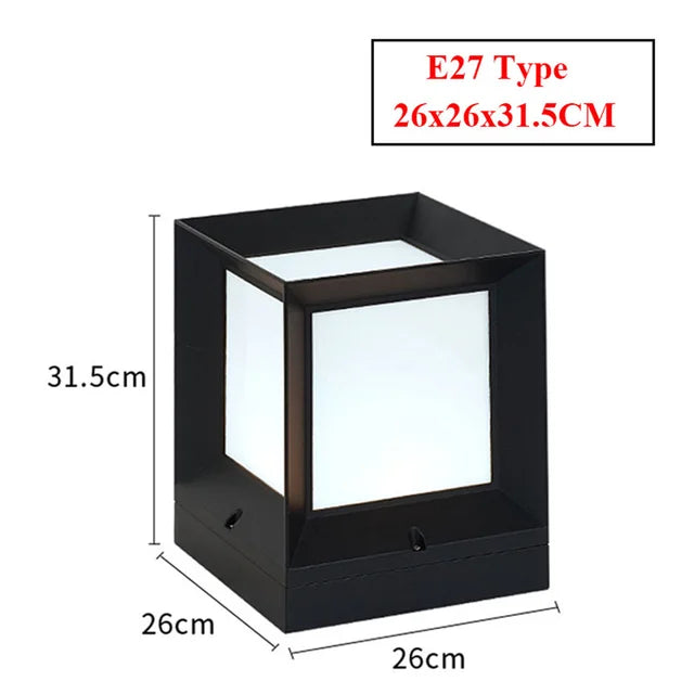 Illuvia | Modern Elegant Outdoor Pillar Light for Landscape Lighting 8