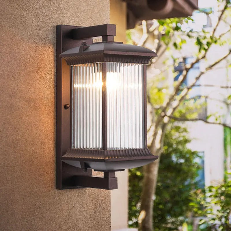 IlyxGlass | Elegant Weather-Resistant Outdoor Wall Sconce Fixture 5