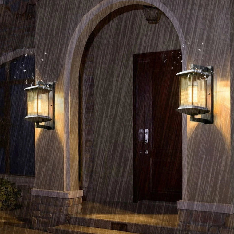 IlyxGlass | Elegant Weather-Resistant Outdoor Wall Sconce Fixture 6