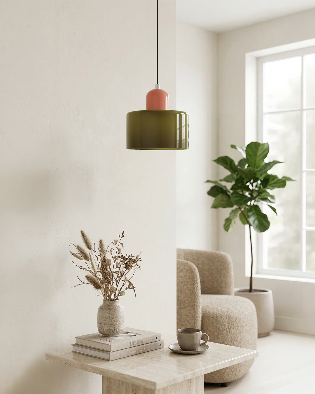 KoraGlass | Vibrant Elegant Pendant Light Fixture 2