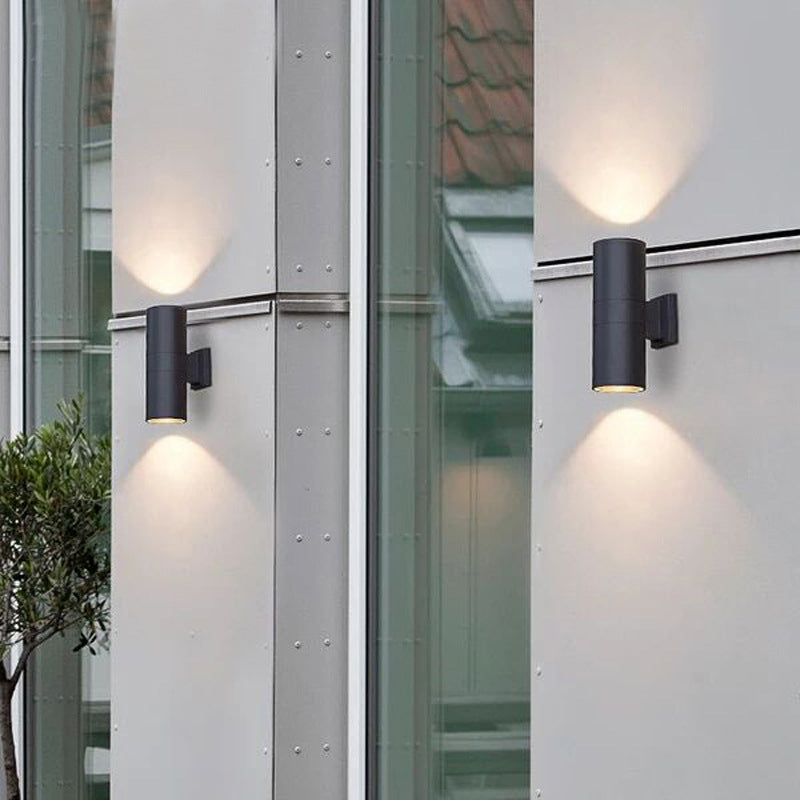 KrenLight | Elegant Minimalist Double-Headed Outdoor Wall Lamp 2