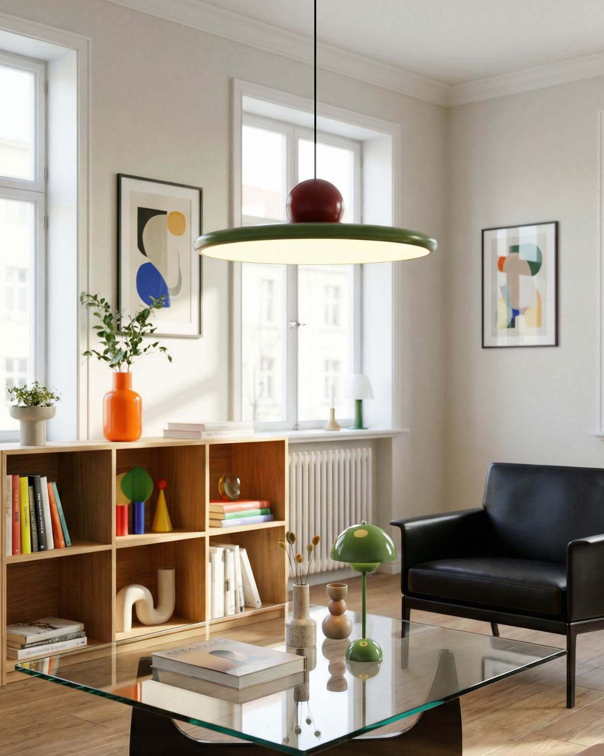 LeFruit | Bold Modern LED Kitchen Pendant Lighting with Glossy Finish 7