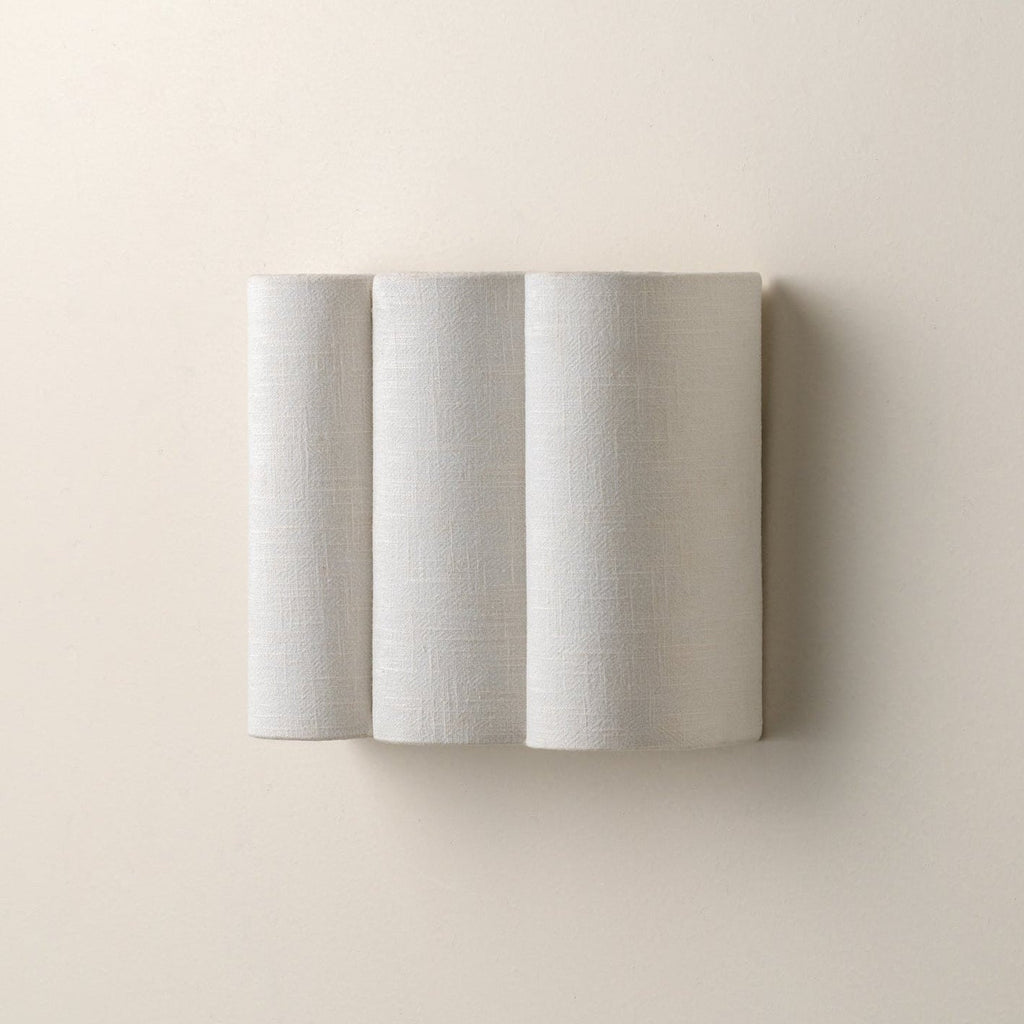 LinenWave | Elegant Natural Linen Wall Sconce Light Fixture 0