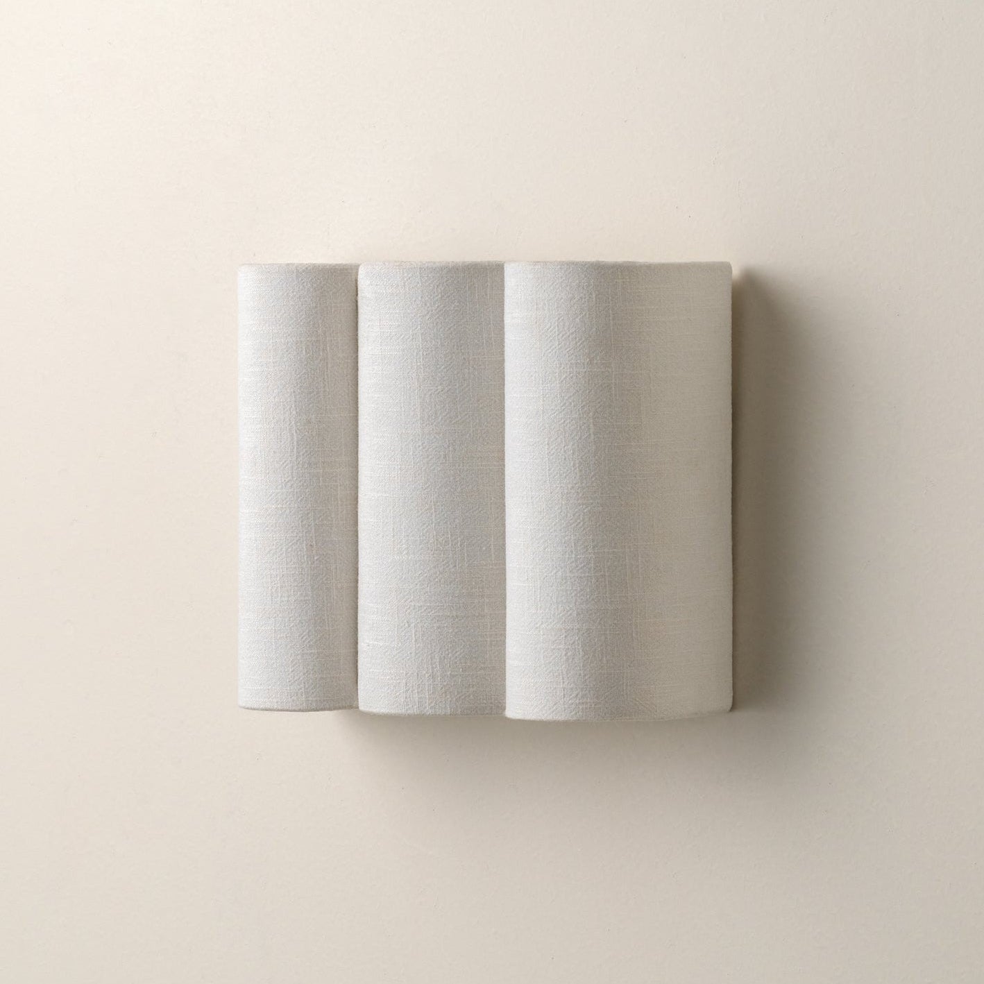 LinenWave | Elegant Natural Linen Wall Sconce Light Fixture 0