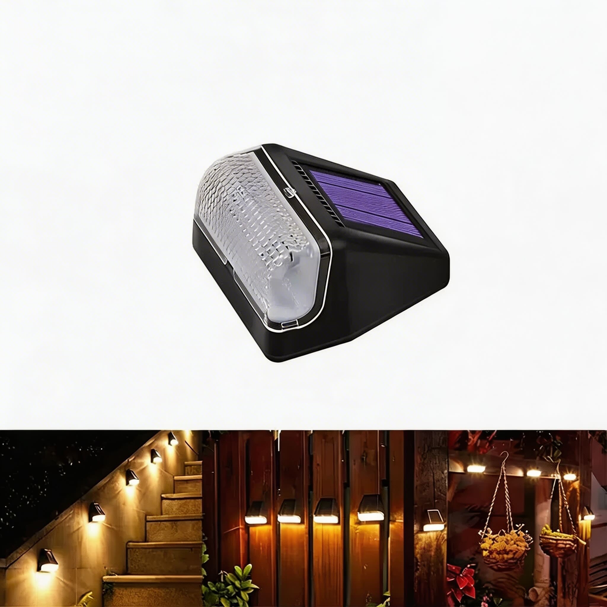 LumiStone | Stylish Efficient Solar Powered Outdoor Wall Lights 1