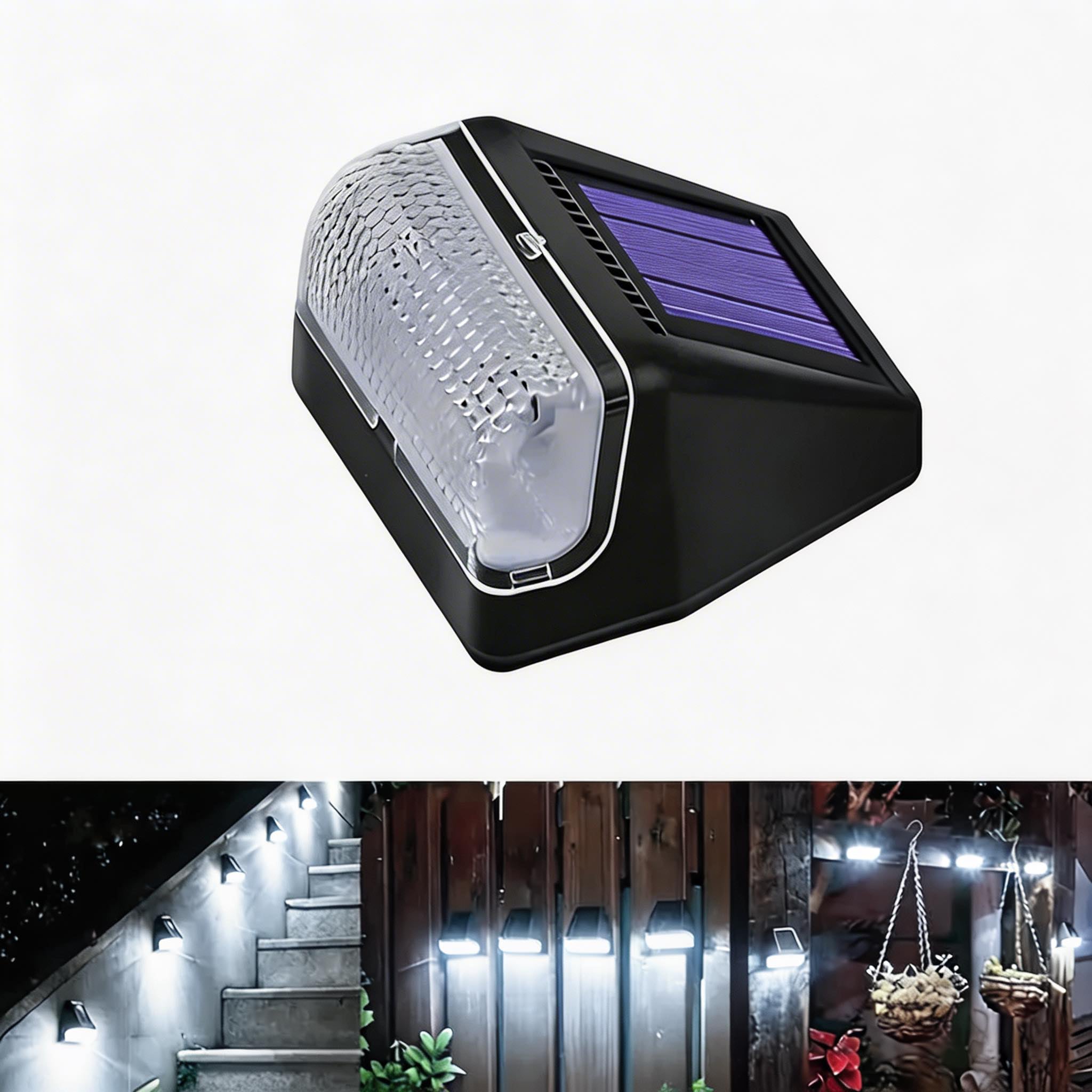 LumiStone | Stylish Efficient Solar Powered Outdoor Wall Lights 8