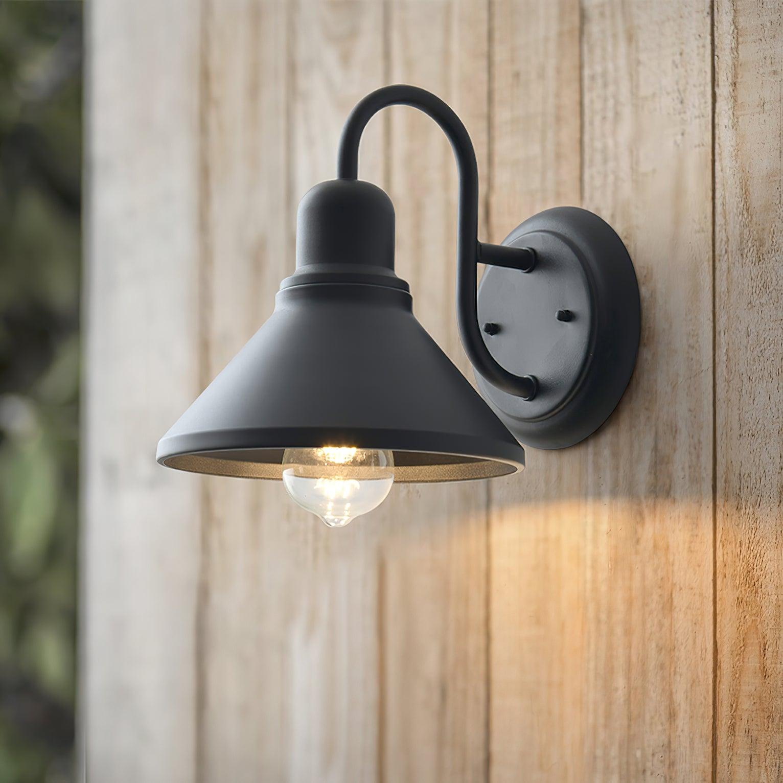LuminaCone | Stylish Durable Outdoor Wall Lantern for Elegant Illumination 6