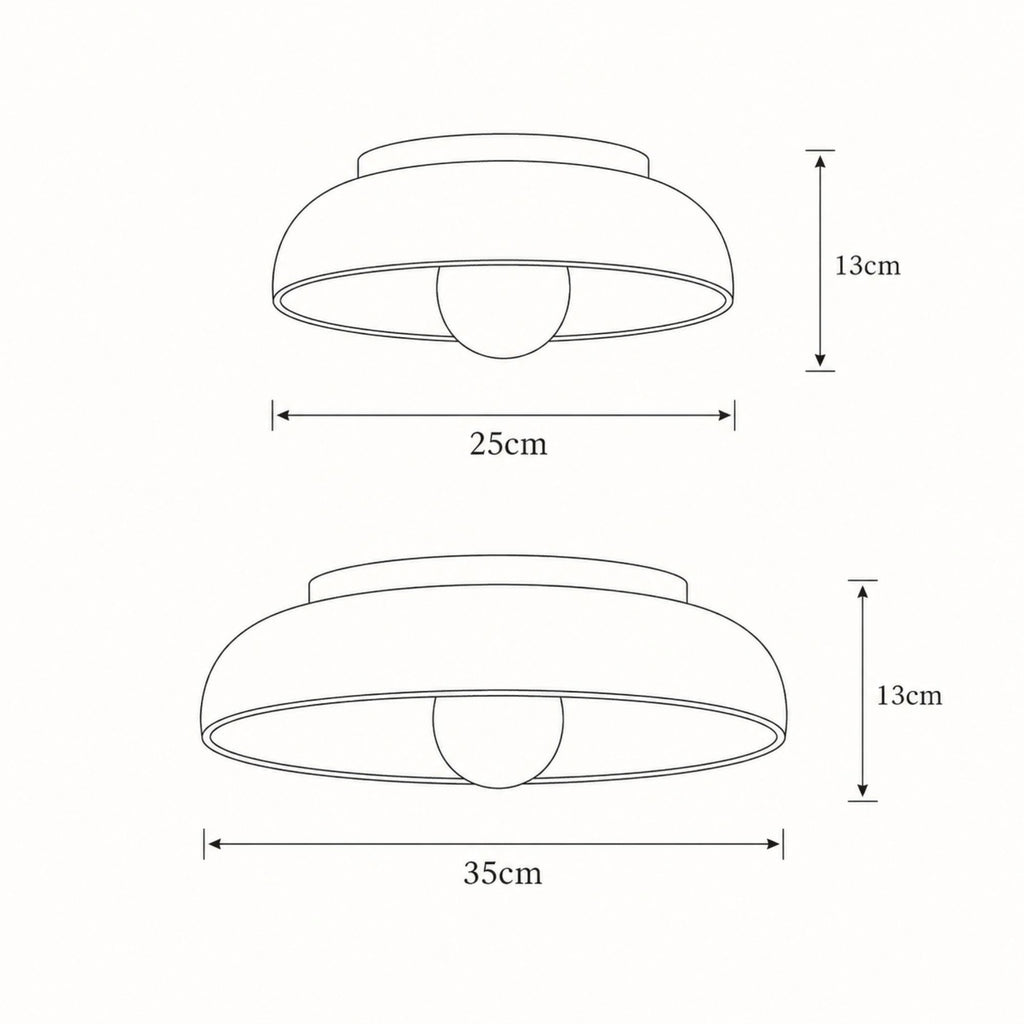 Luminara | Elegant Minimalist Glass Wall and Ceiling Light Fixture