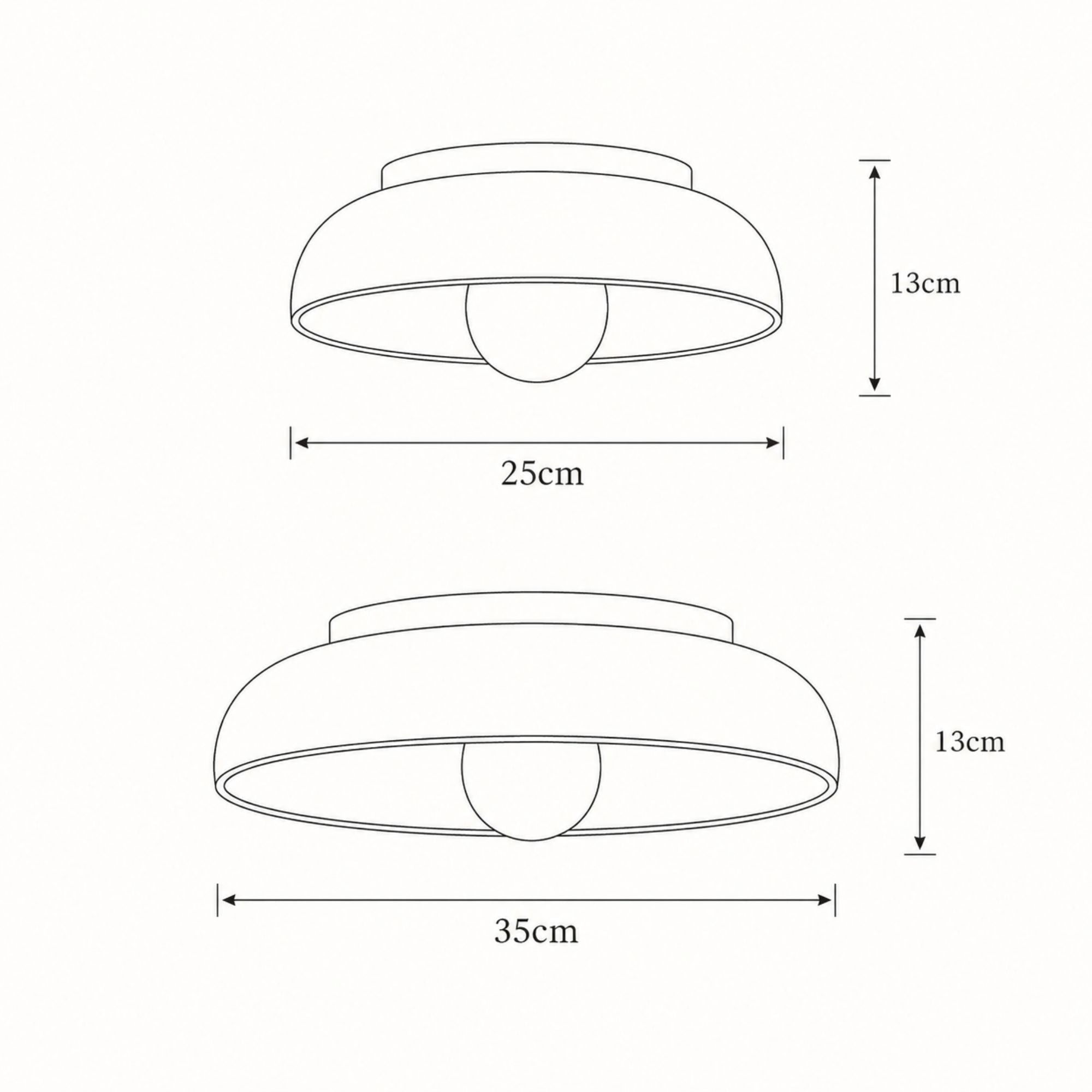 Luminara | Elegant Minimalist Glass Wall and Ceiling Light Fixture