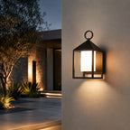 LuminaraStone | Elegant Modern Rustic Outdoor Wall Lantern Light 0
