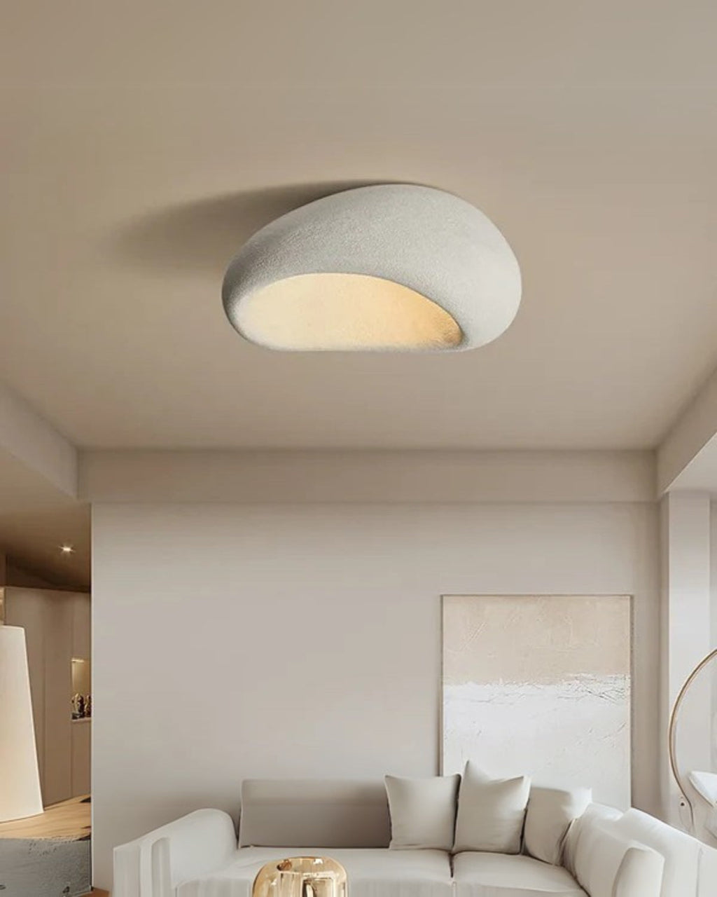 LuminaraStone | Serene Elegant Ceiling Light Fixture for Tranquil Interiors 0
