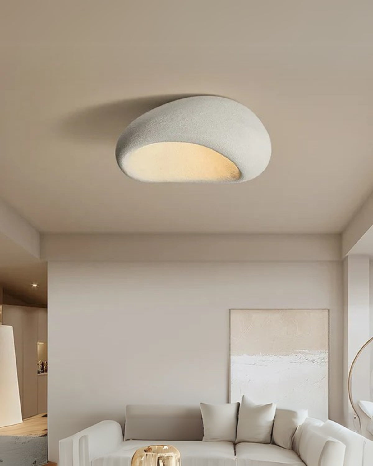 LuminaraStone | Serene Elegant Ceiling Light Fixture for Tranquil Interiors 0
