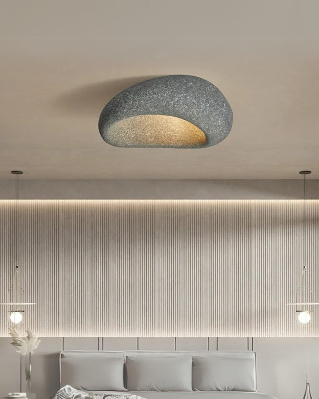 LuminaraStone | Serene Elegant Ceiling Light Fixture for Tranquil Interiors 2