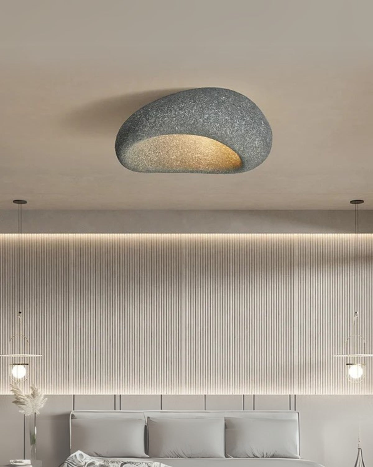 LuminaraStone | Serene Elegant Ceiling Light Fixture for Tranquil Interiors 2