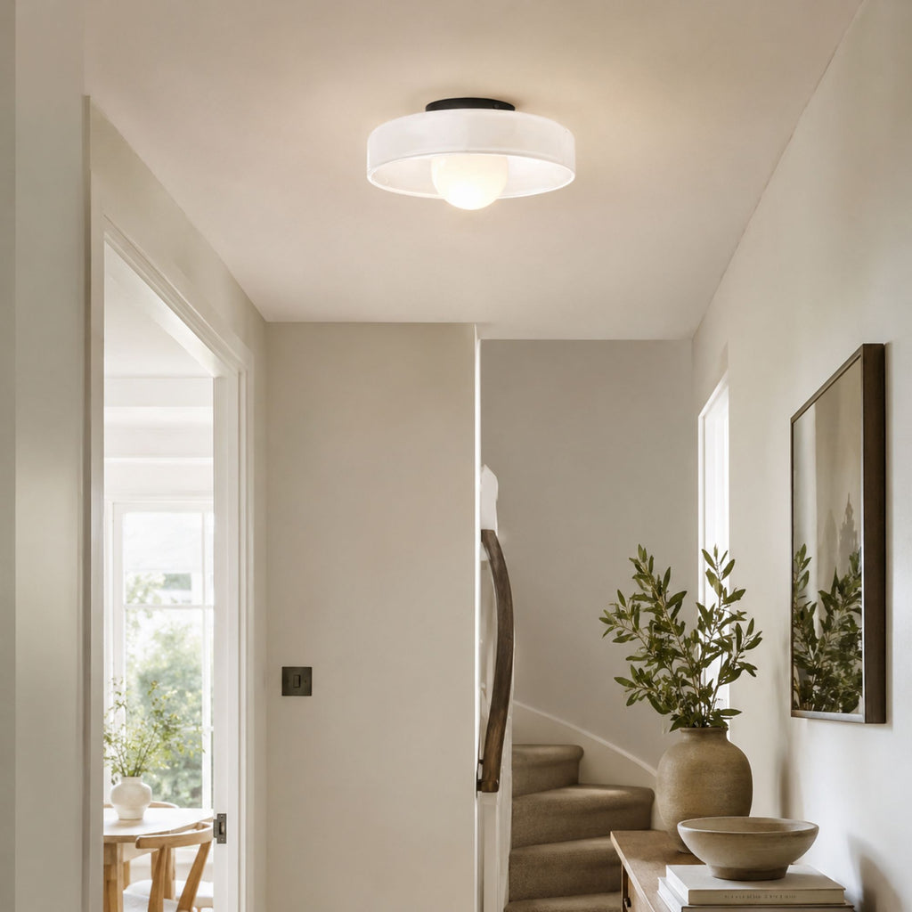 Luminara | Elegant Minimalist Glass Wall and Ceiling Light Fixture