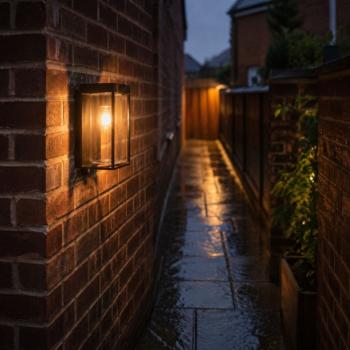 Luminara | Modern Elegant Solar Outdoor Wall Light Fixture