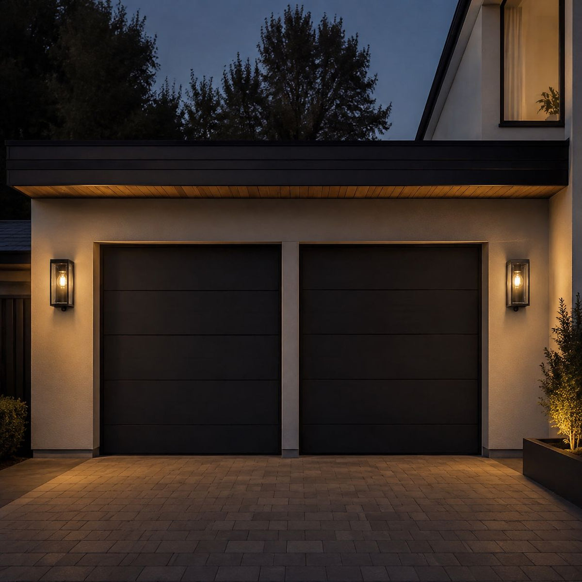 Luminara | Modern Elegant Solar Outdoor Wall Light Fixture