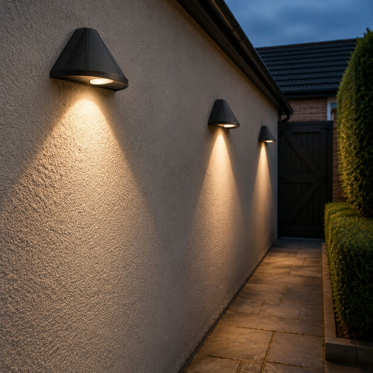 Luminara | Modern Stylish Metal Outdoor Wall Sconce for Elegant Illumination