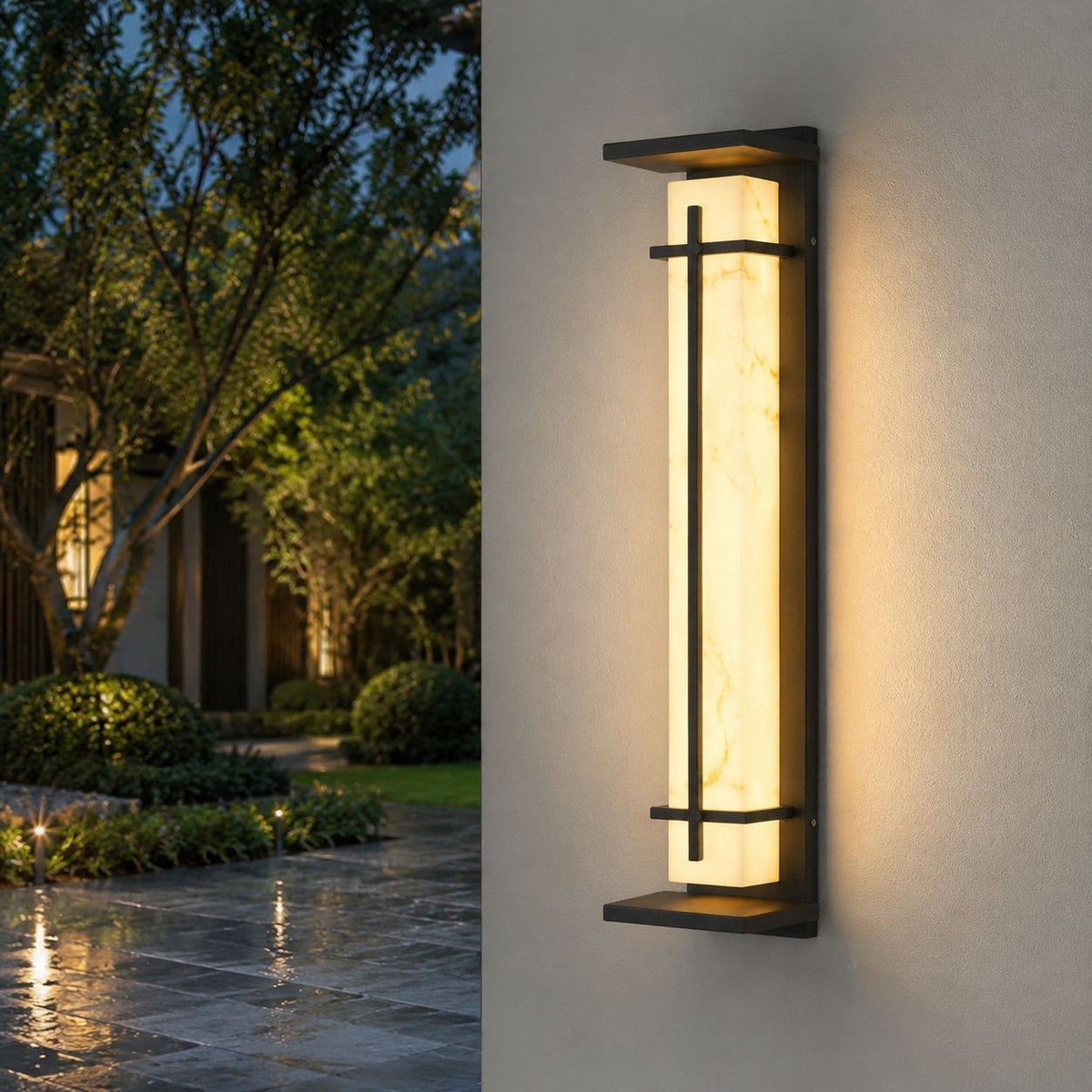 Luminara | Modern Waterproof Square Outdoor Wall Light Fixture