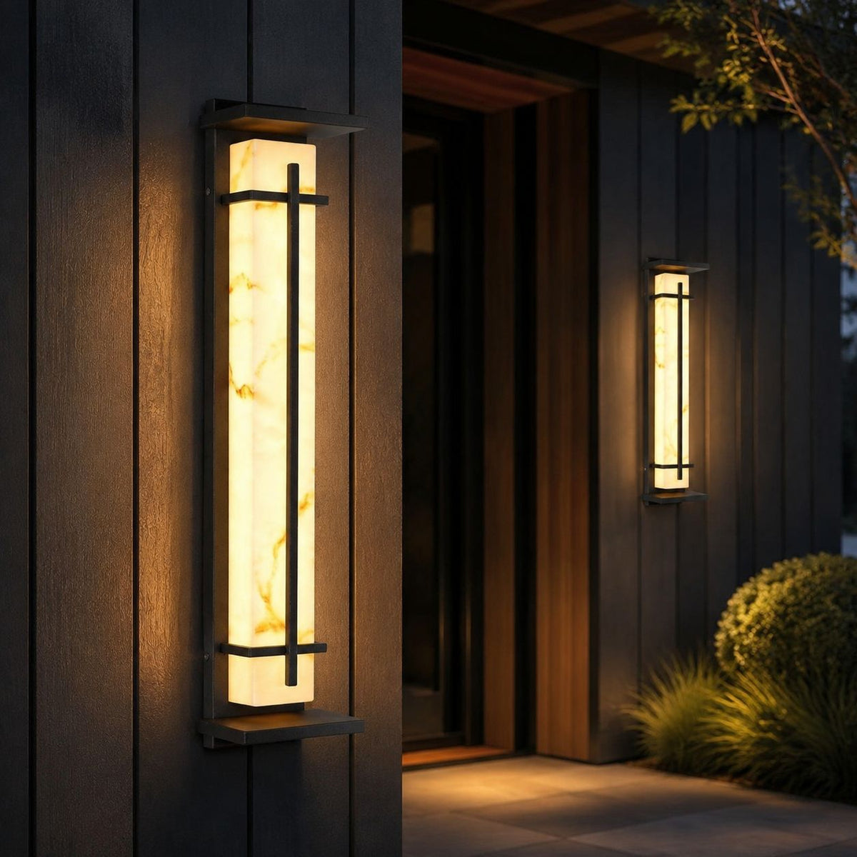 Luminara | Modern Waterproof Square Outdoor Wall Light Fixture