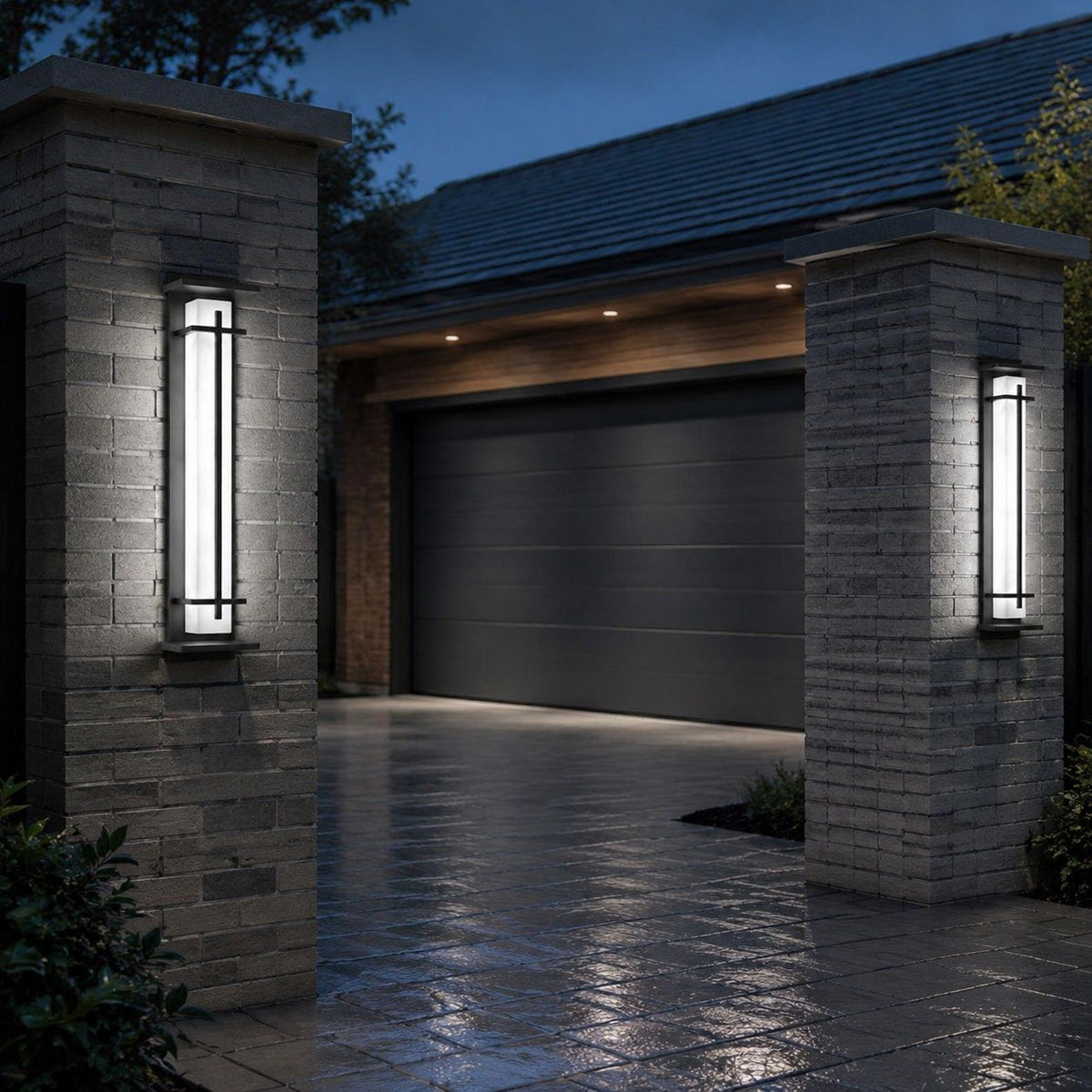 Luminara | Modern Waterproof Square Outdoor Wall Light Fixture
